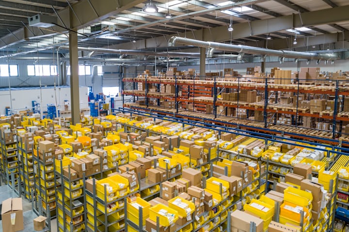Depo rafları ve stok yönetimi